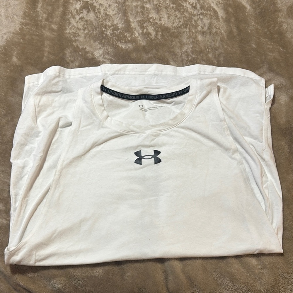 Under Armour White Tank Top - Picture 3 of 4